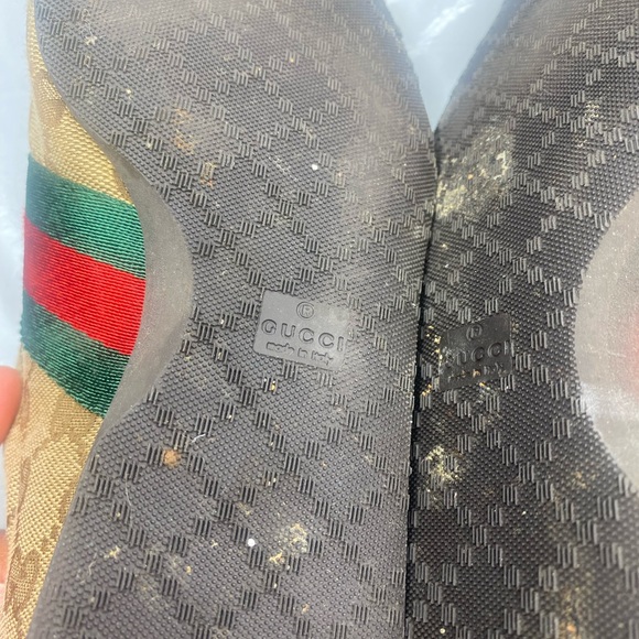 Gucci Beige GG Canvas and Brown Suede Web Detail
Sneakers Size - Picture 10 of 10